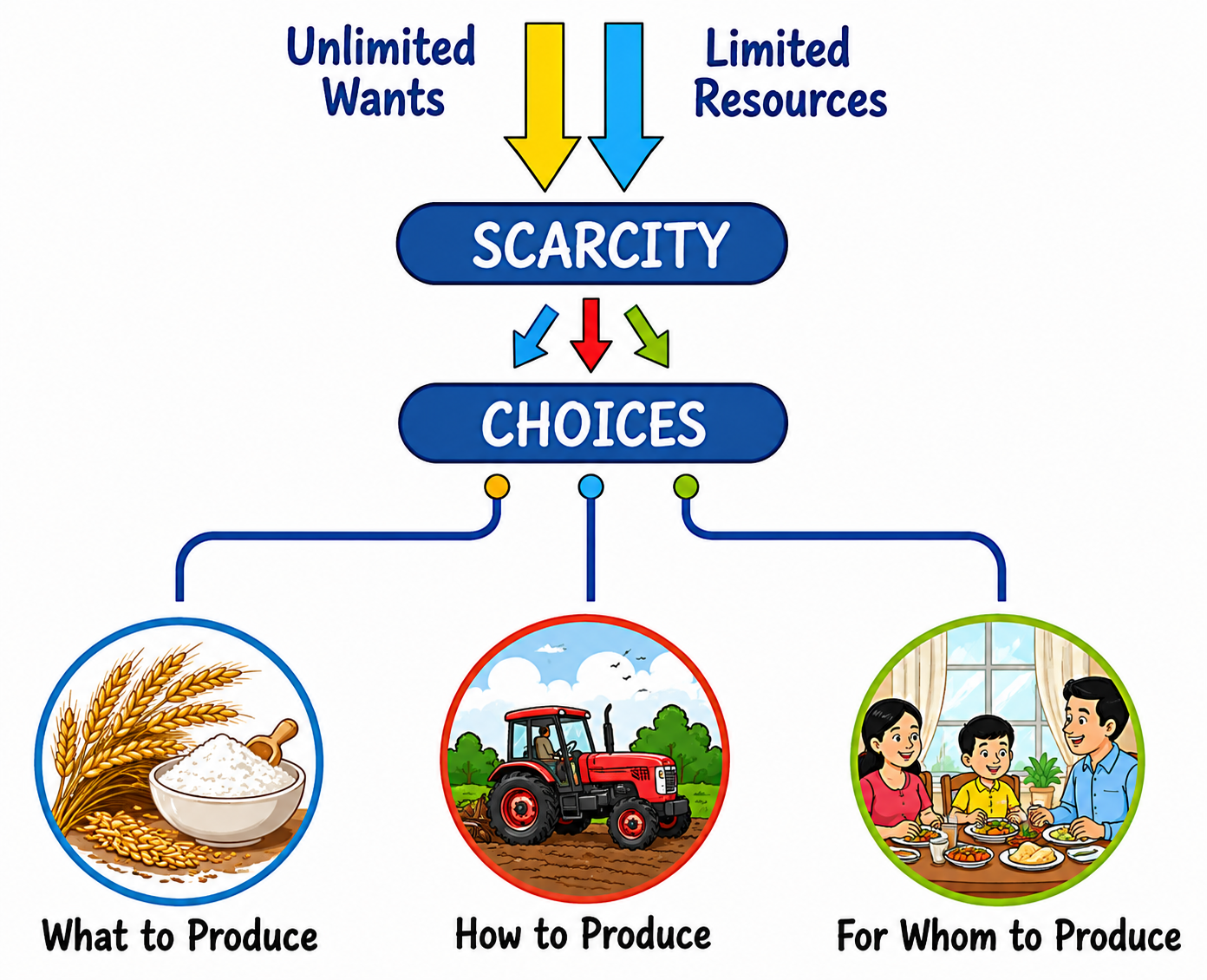 Scarcity Choices What How For Whom